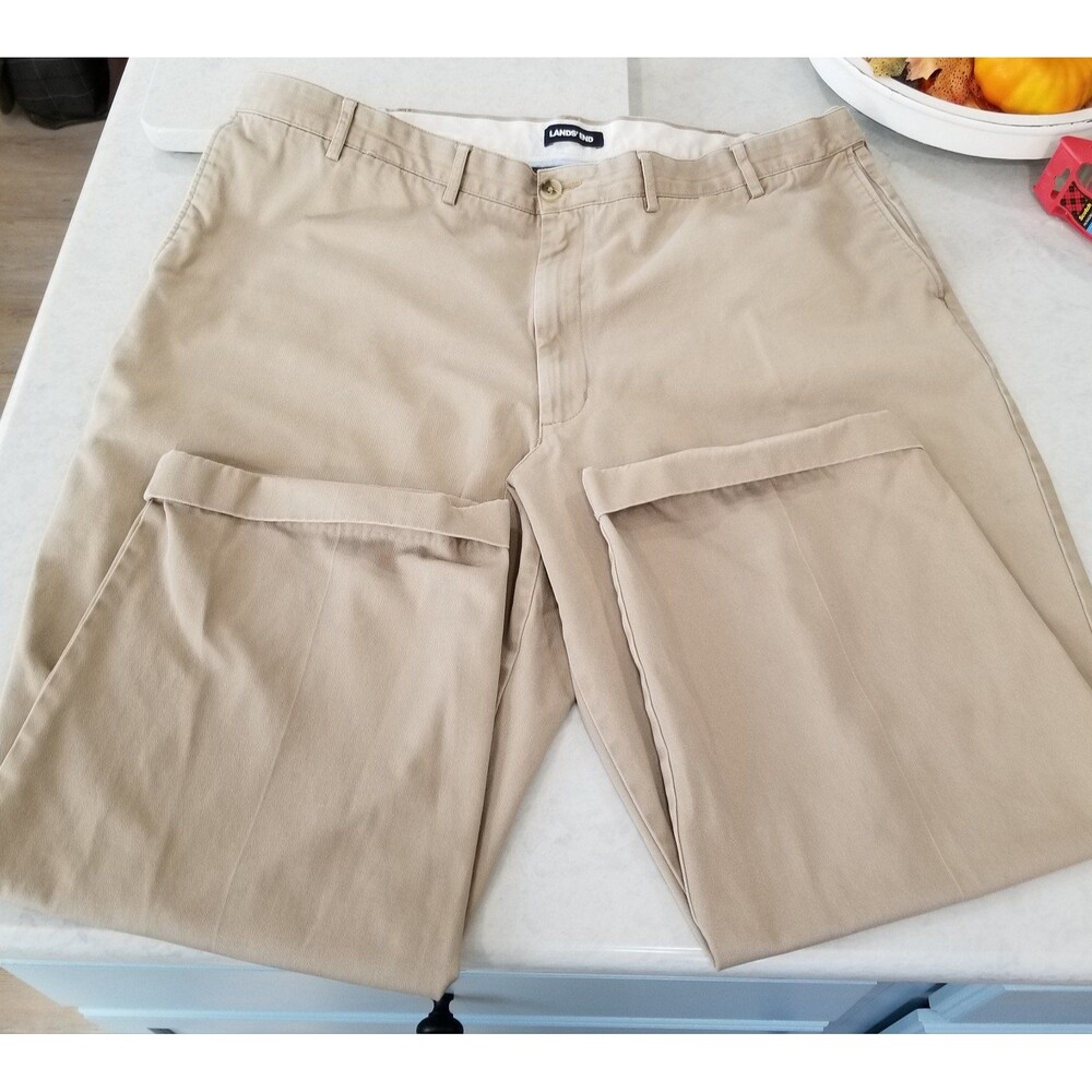 Lands End mens pants expandable waist size 44T